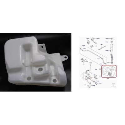 Réservoir Lave-Glace avec Lave-Phare LAND ROVER DISCOVERY III (L319) RANGE ROVER SPORT I (L320)