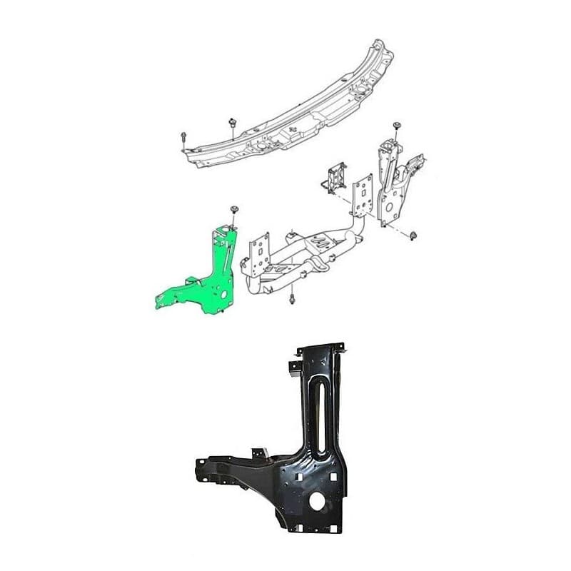 Support, Plaque de Fixation Phare Avant Droit RANGE ROVER III L322
