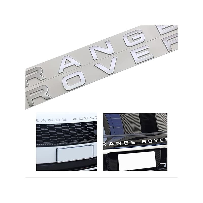 Bande enjoliveur, écriture Gris Mat RANGE ROVER