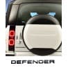 Bande enjoliveur, écriture Noir du Hayon Arrière LAND ROVER DEFENDER