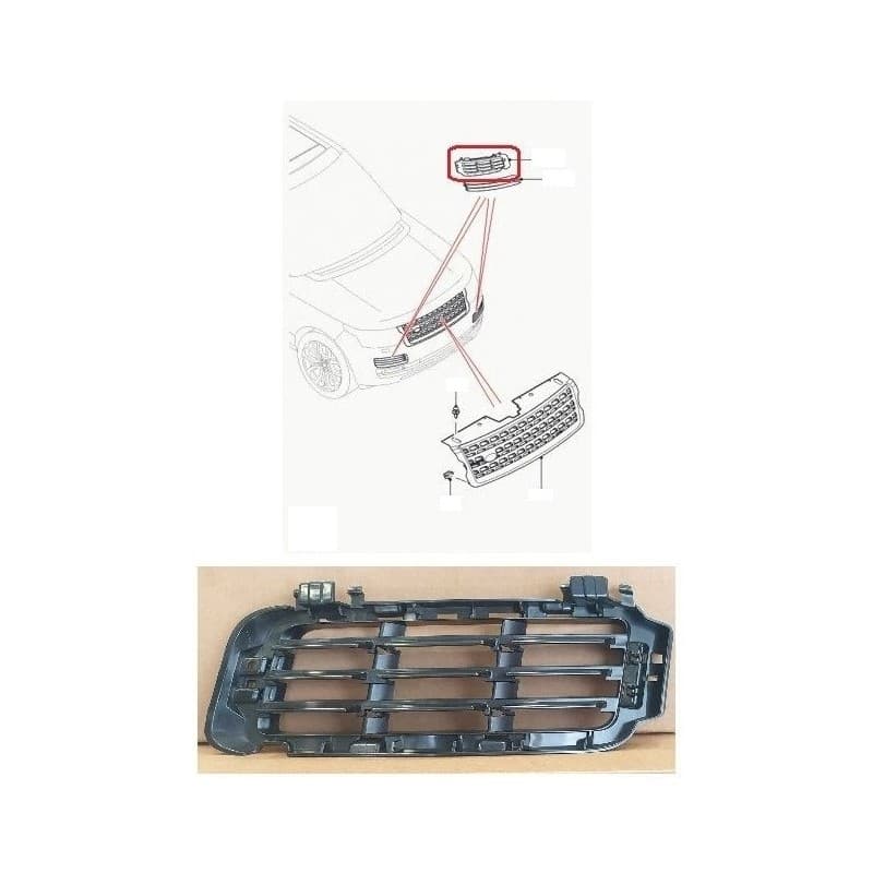 Encadrement, Enjoliveur D'air Pare-Chocs Avant Gauche RANGE ROVER (L405)
