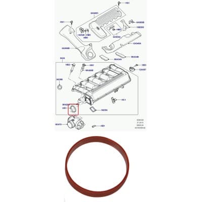JOINT TORIQUE COLLECTEUR D'ADMISSION RANGE ROVER (L322)